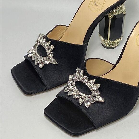 Nalebe Eureka Aurum Crystal-Embellished Mules size 38 - Picture 3 of 13